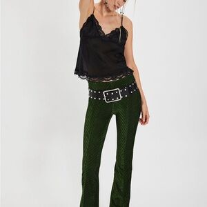 Free people penny pull-on velvet flared pants